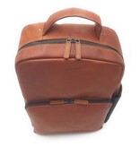 REDRUBI REDRUBI UM/7/1010 brown/cognac - genuine leather - backpack - laptop bag - sturdy - vintage leather with RFID protected - brown / cognac