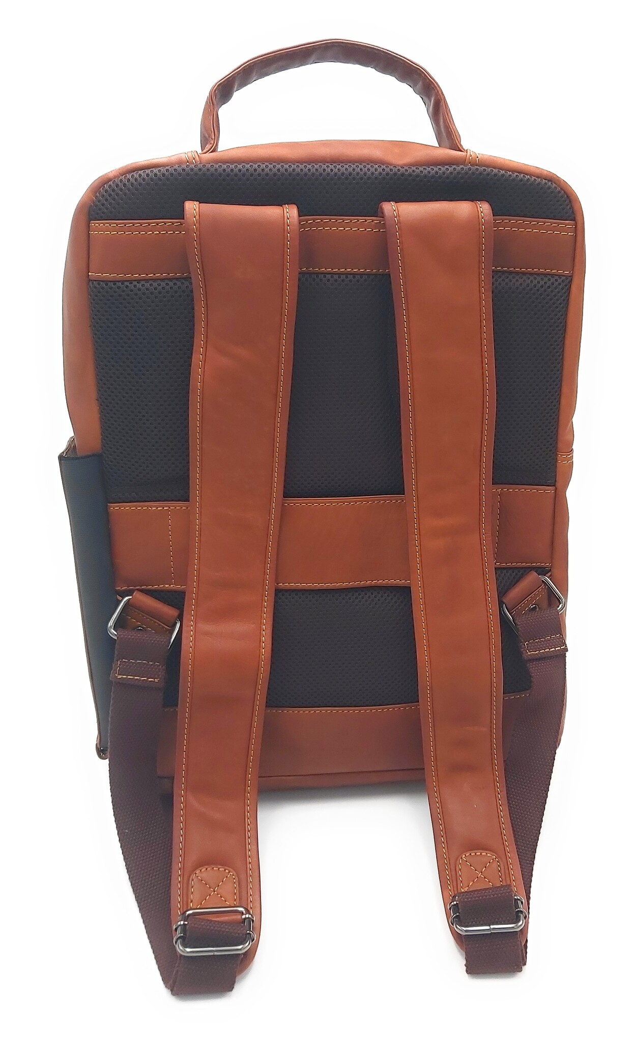 REDRUBI REDRUBI   UM/7/1010  bruin/cognac - echt leren - rugzak – laptoptas- stevig - vintage leder met RFID protected- bruin /cognac