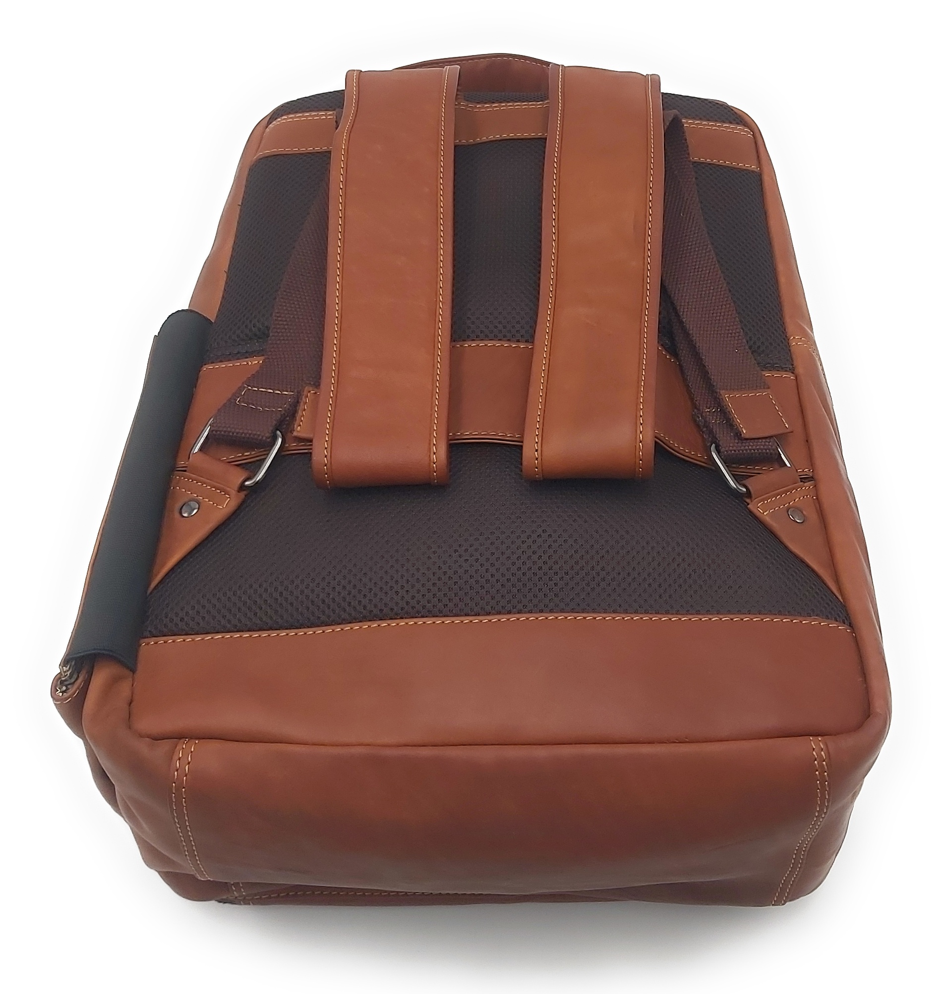 REDRUBI REDRUBI UM/7/1010 braun/cognac - Echtleder - Rucksack - Laptoptasche - robust - Vintage-Leder mit RFID-Schutz - braun / cognac