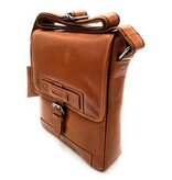 REDRUBI REDRUBI -UM/6/1185 -With RFID protected genuine leather - shoulder bag - crossbody bag - sturdy - vintage leather - brown / cognac