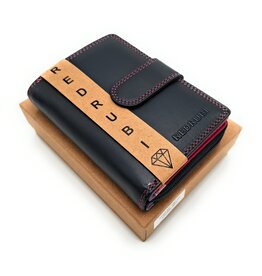 REDRUBI REDRUBI UM/1-425 LUXE  DAMES PORTEMONNEE PAARS MULTICOLOR MET RFID