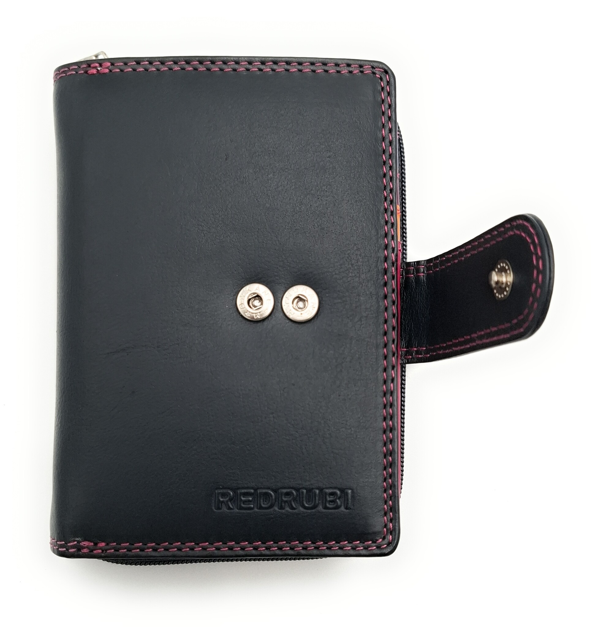 REDRUBI REDRUBI UM/1-425 LUXE  DAMES PORTEMONNEE PAARS MULTICOLOR MET RFID