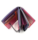 REDRUBI REDRUBI UM/1-425 LUXE  DAMES PORTEMONNEE PAARS MULTICOLOR MET RFID