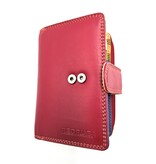 REDRUBI REDRUBI UM/1-425 WITH RFID - LUXURY LADIES WALLET RED MULTICOLOUR