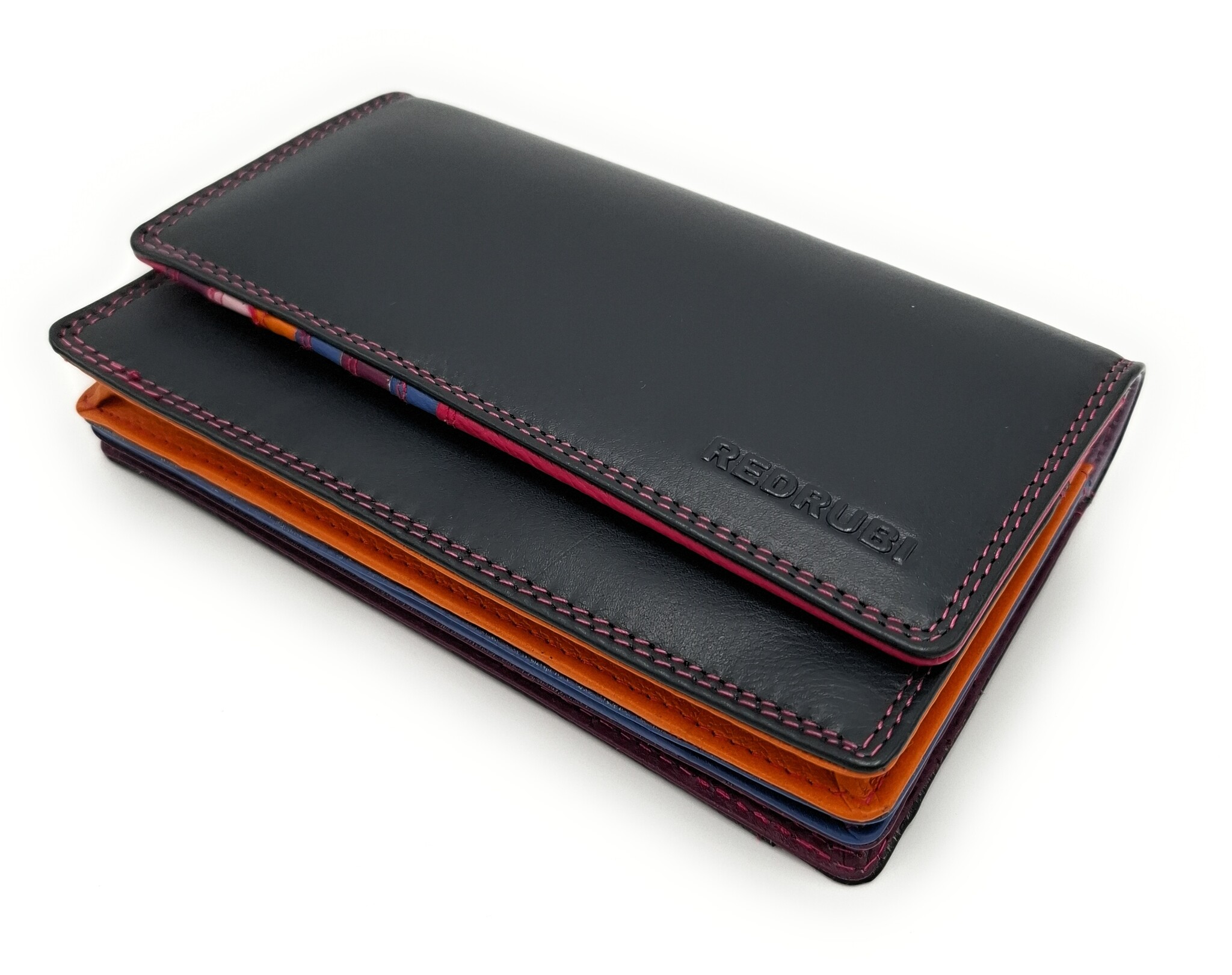 REDRUBI REDRUBI  UM/1-424(2) PAARS (MULTICOLOR) LUXE DAMES PORTEMONNEE MET RFID