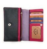 REDRUBI REDRUBI  UM/1-424(2) PAARS (MULTICOLOR) LUXE DAMES PORTEMONNEE MET RFID