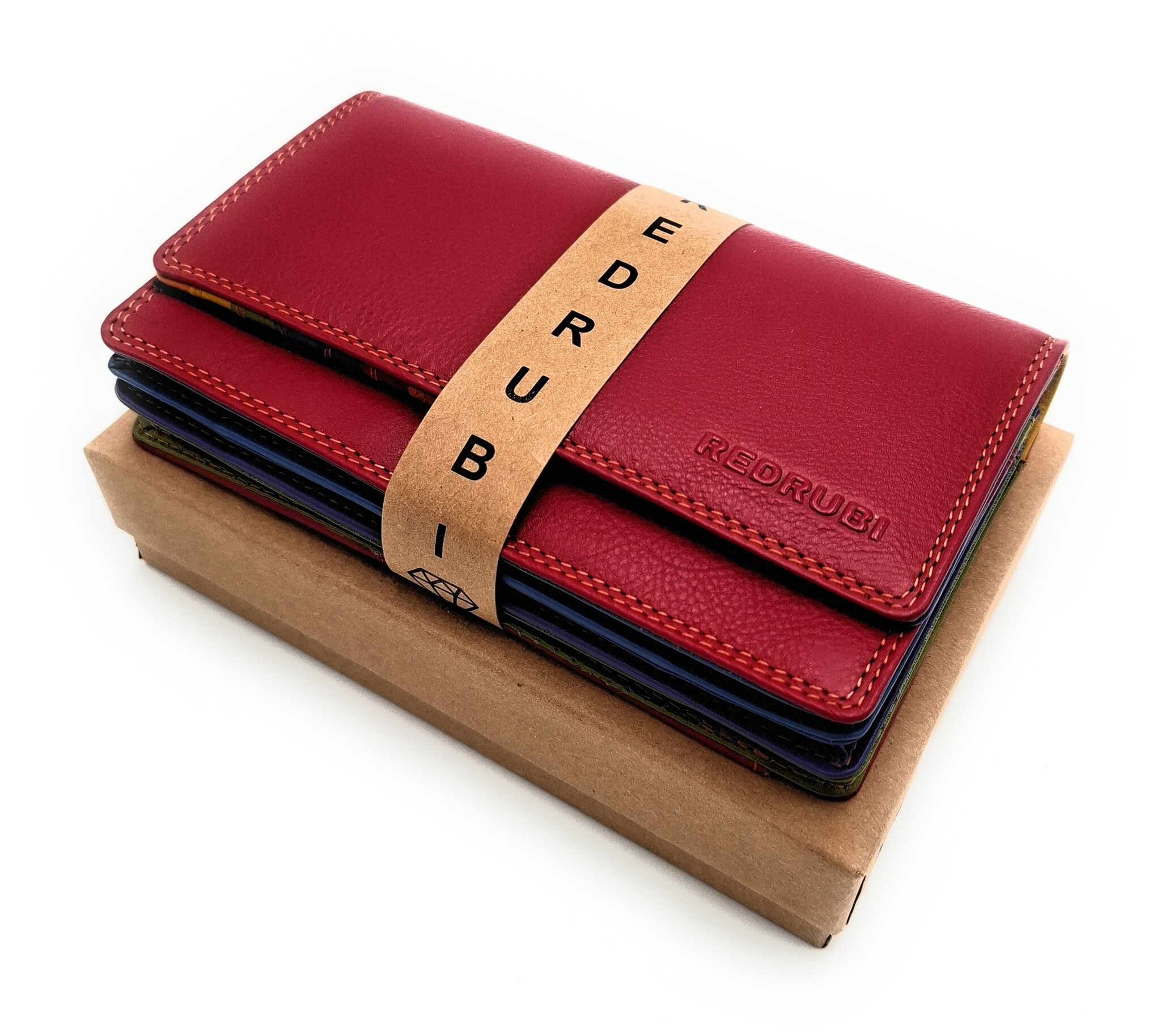REDRUBI REDRUBI UM/1-424 RED (MULTICOLOR) LUXURY LADIES WALLET WITH RFID