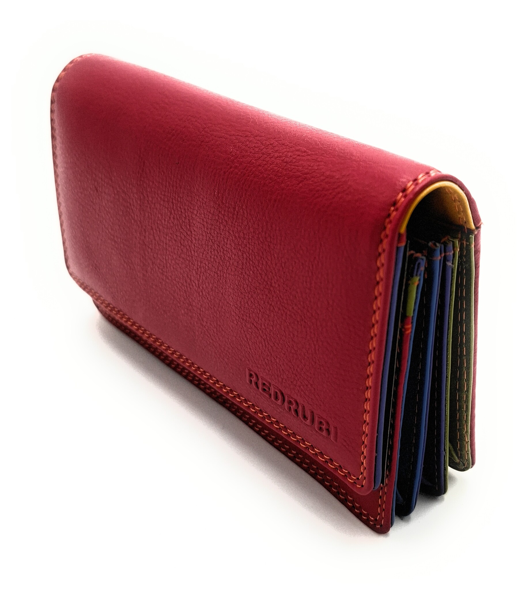 REDRUBI REDRUBI UM/1-424 ROT (MEHRFARBIG) LUXUS DAMEN GELDBÖRSE MIT RFID