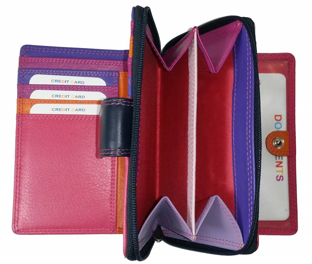 Burkely BURKELY LUXURY LADIES WALLET PURPLE MULTICOLOUR