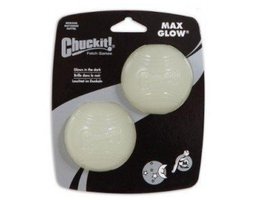 Chuckit Max glow ball medium 2 st