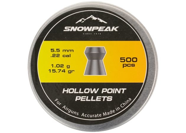 Snowpeak Hollow point 5,5 mm 19.74 grain