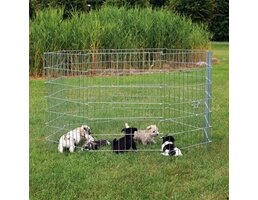 Trixie Trixie natura puppyren gegalvaniseerd metaal 8 panelen