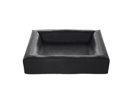 Bia Bia bed kunstleer hoes hondenmand zwart