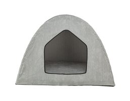 Trixie Trixie hondenmand tent jonna vital ribstof lichtgrijs