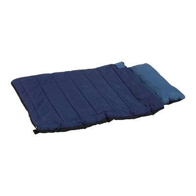 Zolux Zolux bivouak hondendeken / slaapzak 2in1 blauw