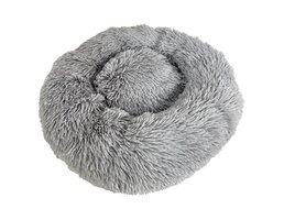 Sazzz Sazzz hondenmand fluffy lichtgrijs