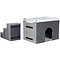 Trixie Trixie hondenmand huis harvey met trap grijs / wit