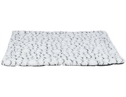 Trixie Trixie honden ligmat mila pluche wit / grijs