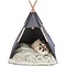 Trixie Trixie schuilplaats tipi vilt antraciet