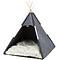 Trixie Trixie schuilplaats tipi vilt antraciet