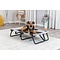 Trixie Trixie stretcher hondenligbed grijs / zwart
