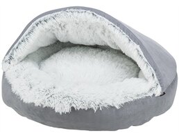 Trixie Trixie hondenmand donut harvey grijs / wit-zwart