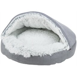 Trixie Trixie hondenmand donut harvey grijs / wit-zwart