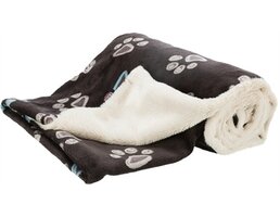 Trixie Trixie hondendeken jimmy donkerbruin / creme