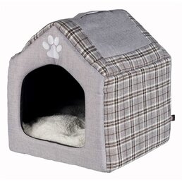 Trixie Trixie relax iglo hondenhuis silas grijs / creme