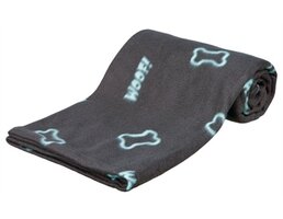 Trixie Trixie barney fleece hondendeken grijs