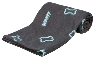 Trixie Trixie barney fleece hondendeken grijs