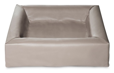 Bia Bia bed kunstleer hoes hondenmand taupe