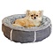Rosewood Hondenmand pluche donut grijs