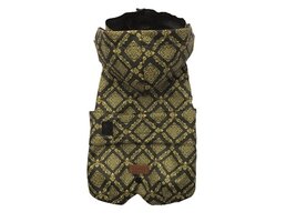 Croci Croci hondenjas goldfinger waterproof geel / zwart