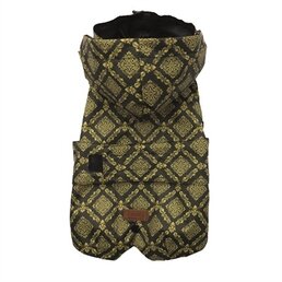Croci Croci hondenjas goldfinger waterproof geel / zwart