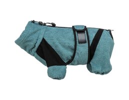 Trixie Trixie badjas / huisoverall badstof petrol