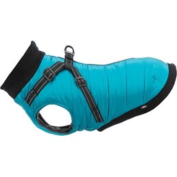 Trixie Trixie hondenjas pontis met tuig aqua