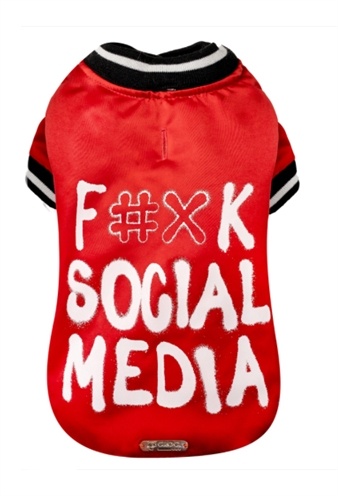 Croci Croci hondenjas social media rood