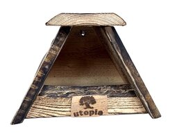 Utopia Utopia nestkast roodborst / merel gebrand douglas hout