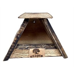 Utopia Utopia nestkast roodborst / merel gebrand douglas hout