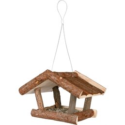 Trixie Trixie voederhuis hangend schorshout natuur
