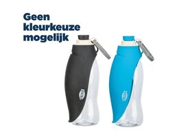 Trixie Trixie drinkfles met bakje siliconen assorti