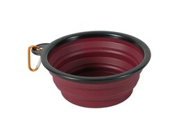 Zolux Zolux bvk voerbak opvouwbaar siliconen rood