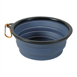 Zolux Zolux bvk voerbak opvouwbaar siliconen blauw