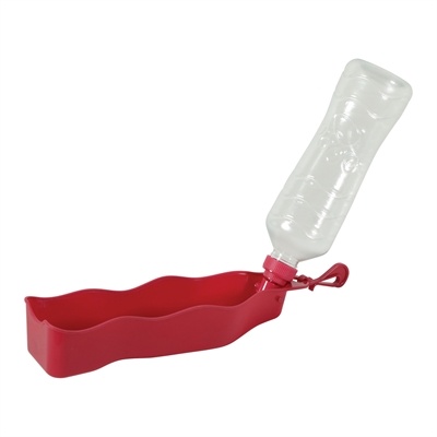 Zolux Zolux bvk inklapbare waterfles rood