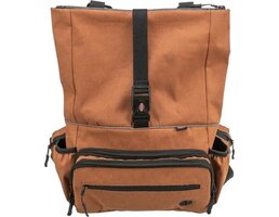 Trixie Trixie rolltop rugtas met heuptas met riem roest