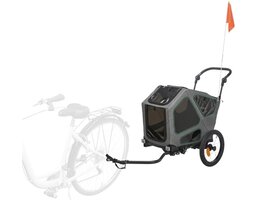 Trixie Trixie fietskar grijs / salie