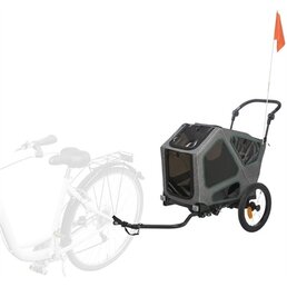 Trixie Trixie fietskar grijs / salie