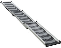 Trixie Trixie loopplank telescopisch tot 90 kg zwart / grijs