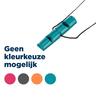 Trixie Trixie hondenfluit dubbeltoon kunststof assorti